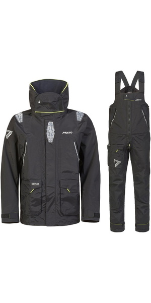 2026 Musto Mens BR2 Offshore Jacket & Salopette Sailing Suit - Black